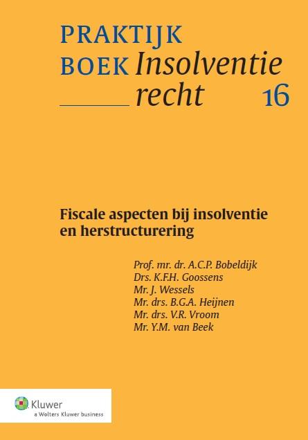 Omslag van Fiscale aspecten bij insolventie en herstructurering