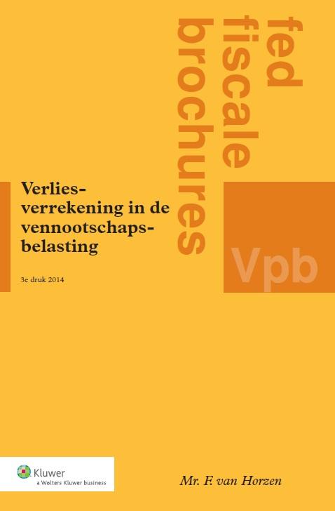 Omslag van Verliesverrekening in de vennootschapsbelasting