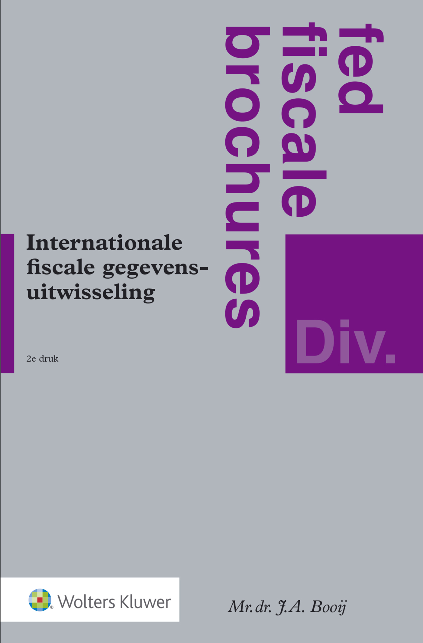Omslag van Internationale fiscale gegevensuitwisseling