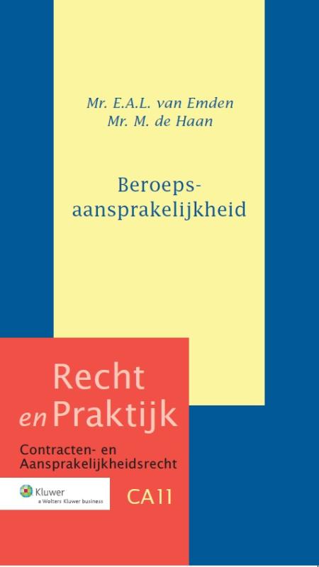 Omslag van Beroepsaansprakelijkheid