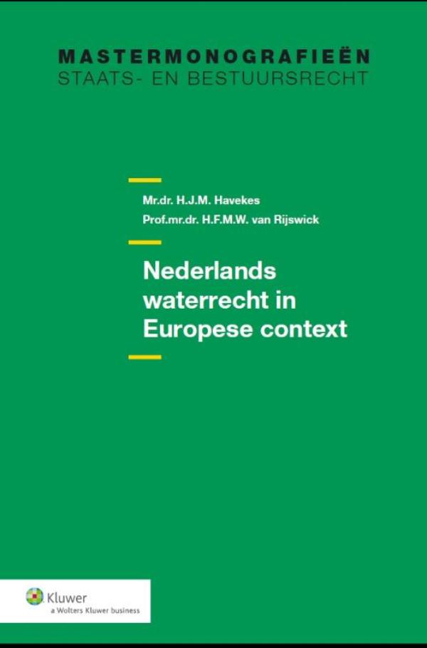 Omslag van Nederlands waterrecht in Europese context