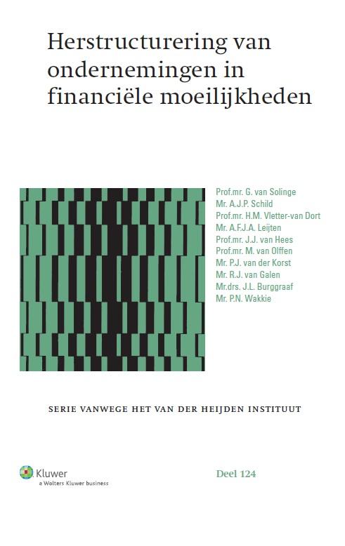 Omslag van Herstructurering van ondernemingen in financiele moeilijkheden