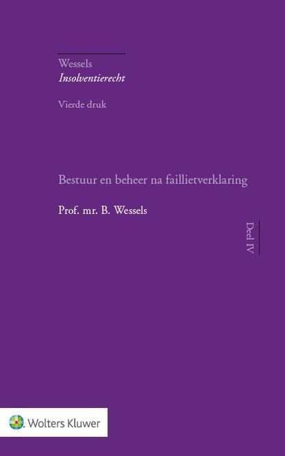 Omslag van Bestuur en beheer na faillietverklaring