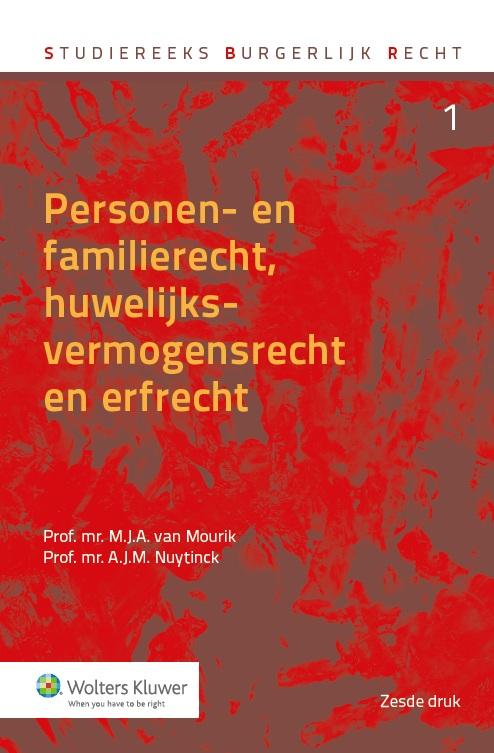 Omslag van Personen- en familierecht, huwelijksvermogensrecht en erfrecht