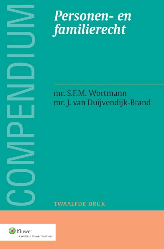 Omslag van Compendium van het personen- en familierecht