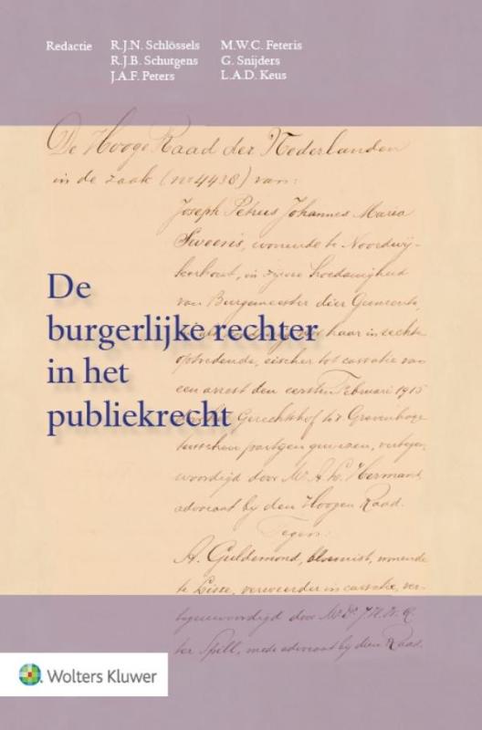 Omslag van De burgerlijke rechter in het publiekrecht