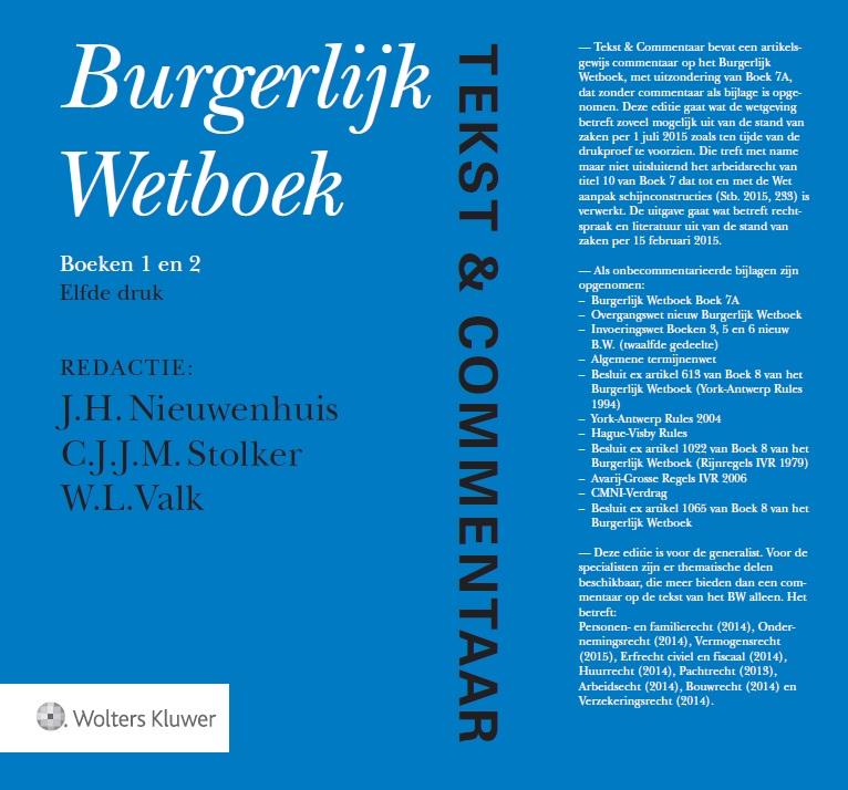 Omslag van Burgerlijk Wetboek