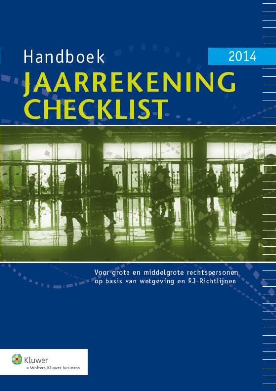 Omslag van Handboek Jaarrekening checklist