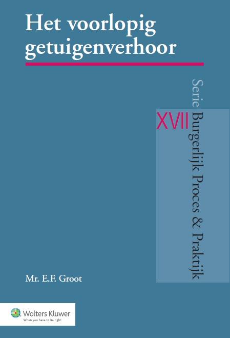 Omslag van Het voorlopig getuigenverhoor