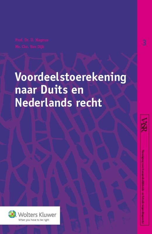 Omslag van Voordeelstoerekening naar Duits en Nederlands recht