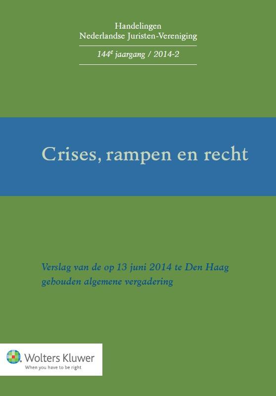 Omslag van Crises, rampen en recht