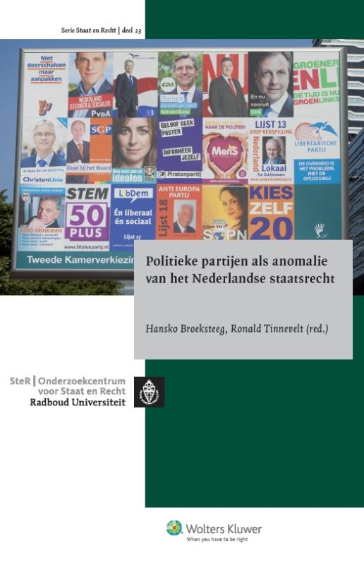 Omslag van Politieke partijen als anomalie van het Nederlandse staatsrecht