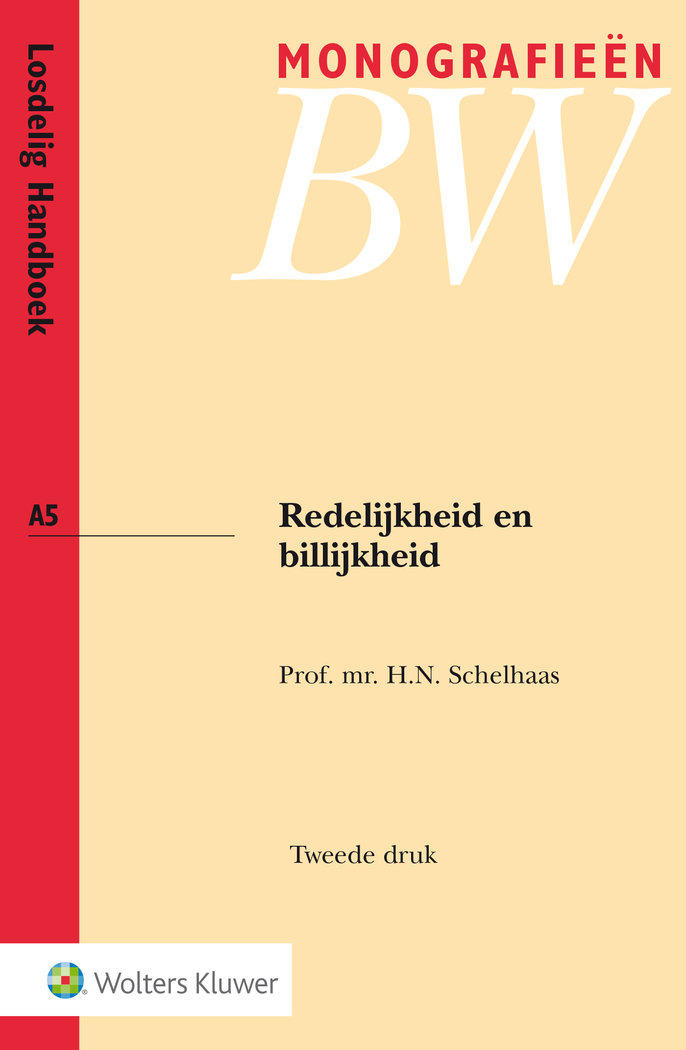 Omslag van Redelijkheid en billijkheid