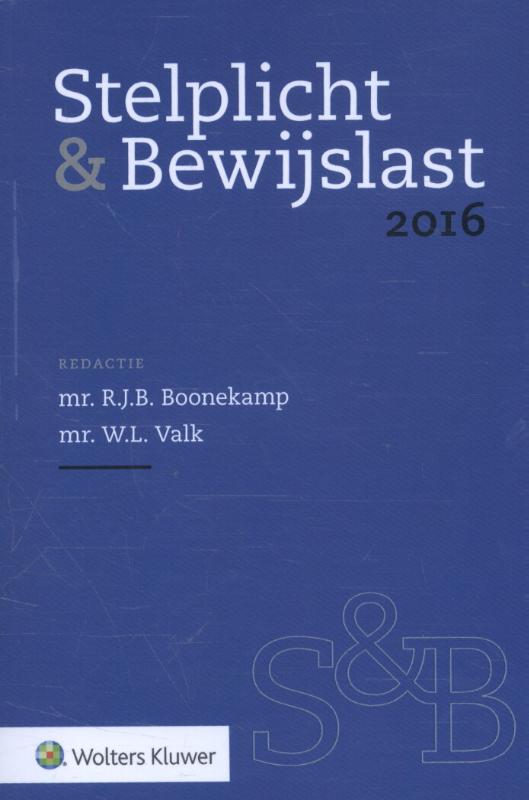 Omslag van Stelplicht en Bewijslast