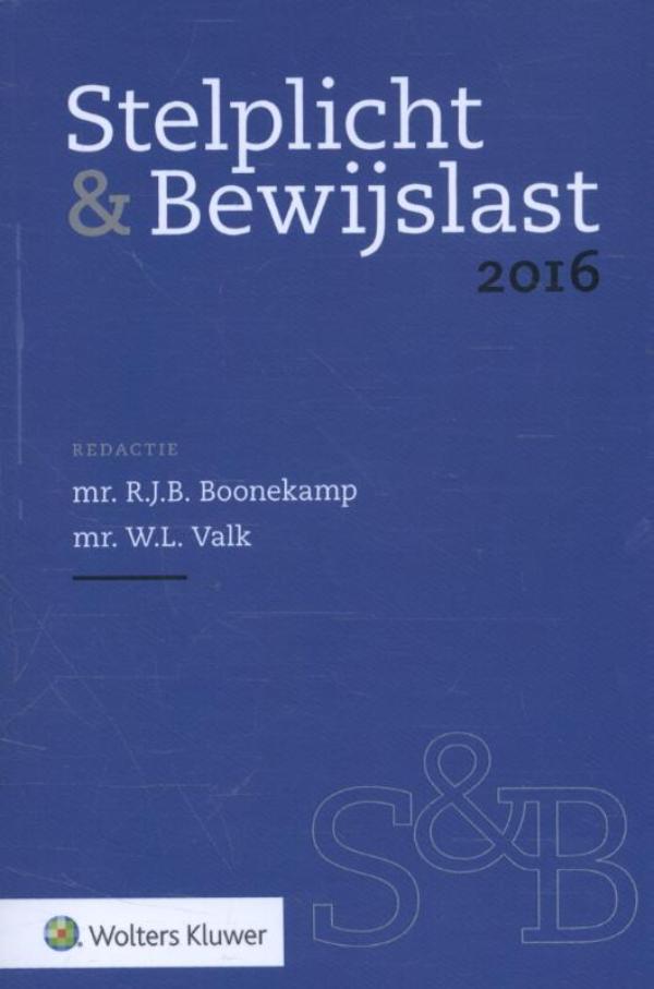 Omslag van Stelplicht en Bewijslast