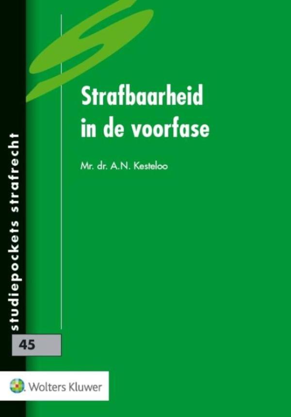 Omslag van Strafbaarheid in de voorfase