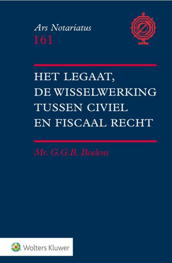 Omslag van Het legaat, de wisselwerking tussen civiel en fiscaal recht