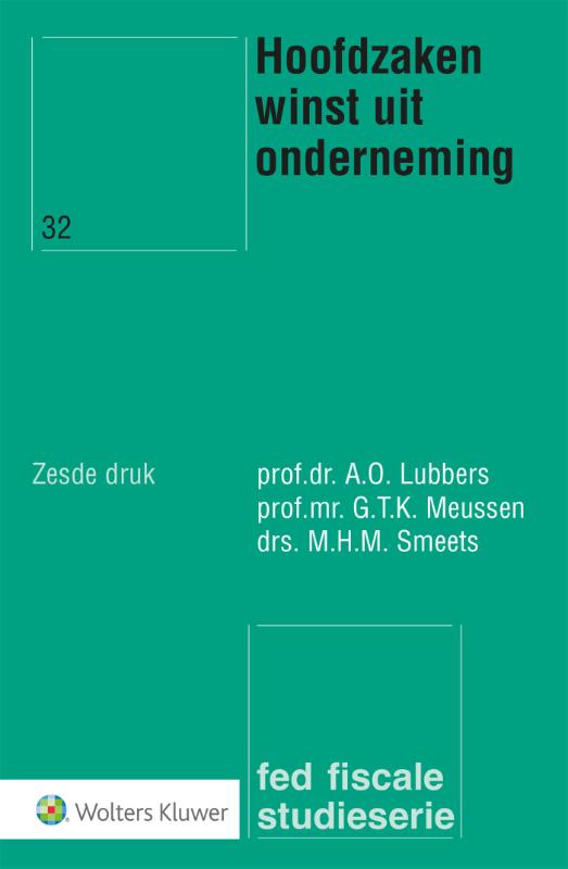 Omslag van Hoofdzaken winst uit onderneming