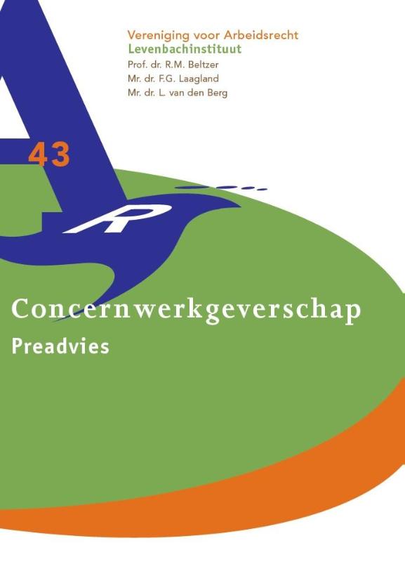Omslag van Concernwerkgeverschap Preadvies