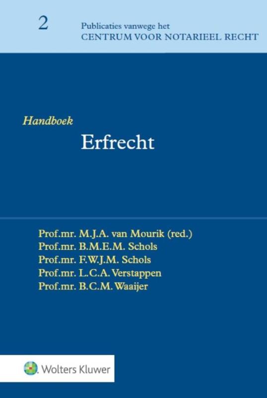 Omslag van Handboek erfrecht