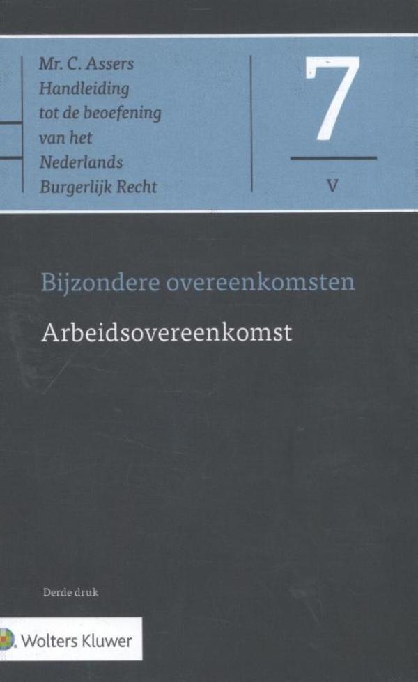 Omslag van V Arbeidsovereenkomsten