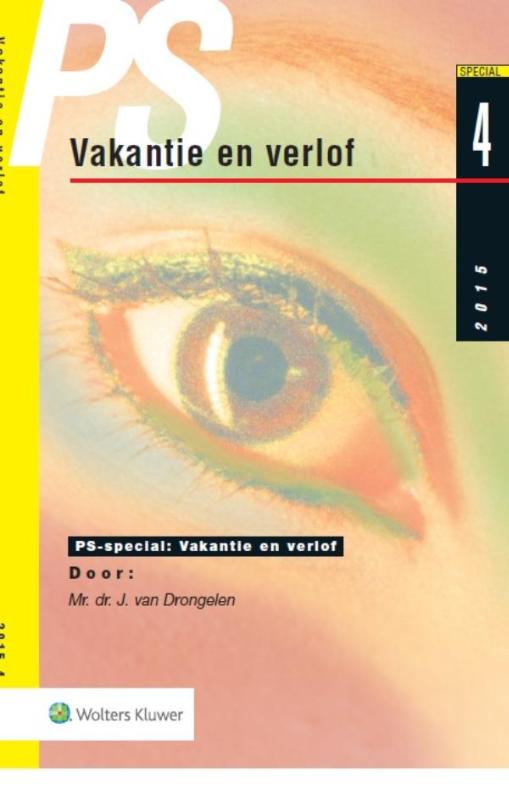 Omslag van Vakantie en verlof
