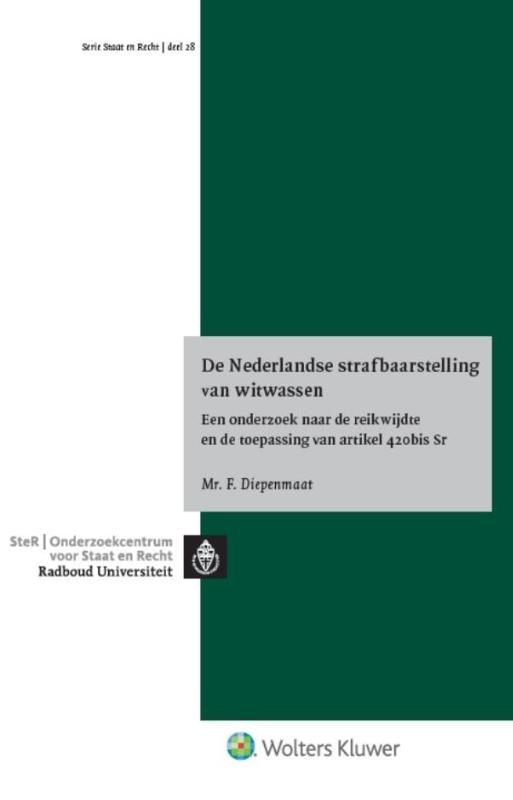 Omslag van De Nederlandse strafbaarstelling van witwassen