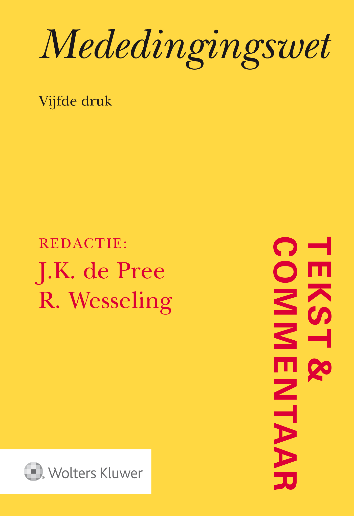 Omslag van Mededingingswet