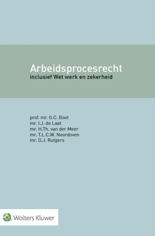 Omslag van Arbeidsprocesrecht