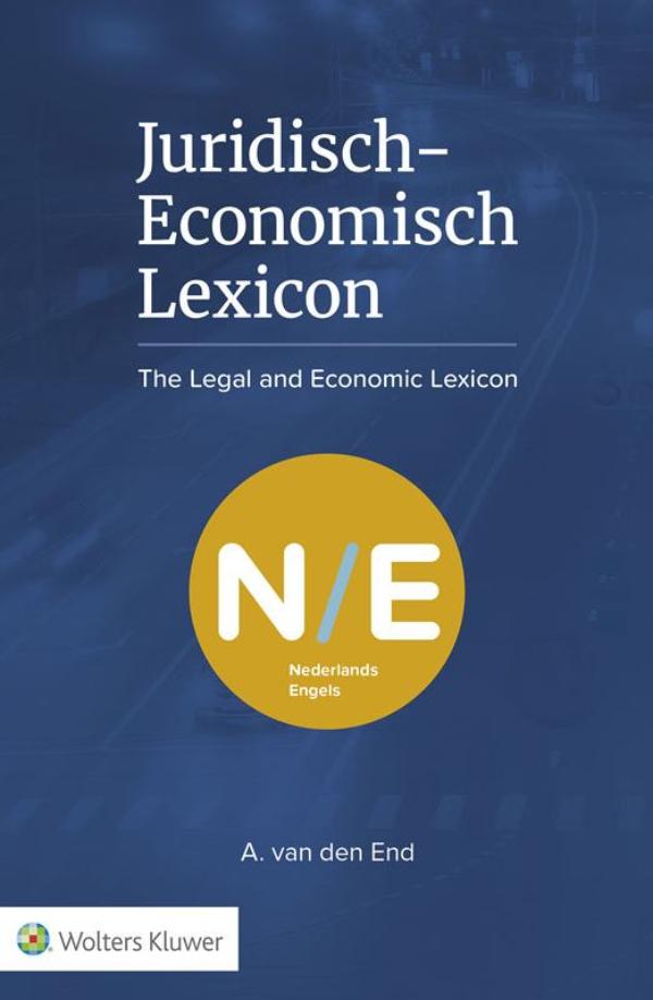 Omslag van Juridisch-economisch lexicon NL-EN
