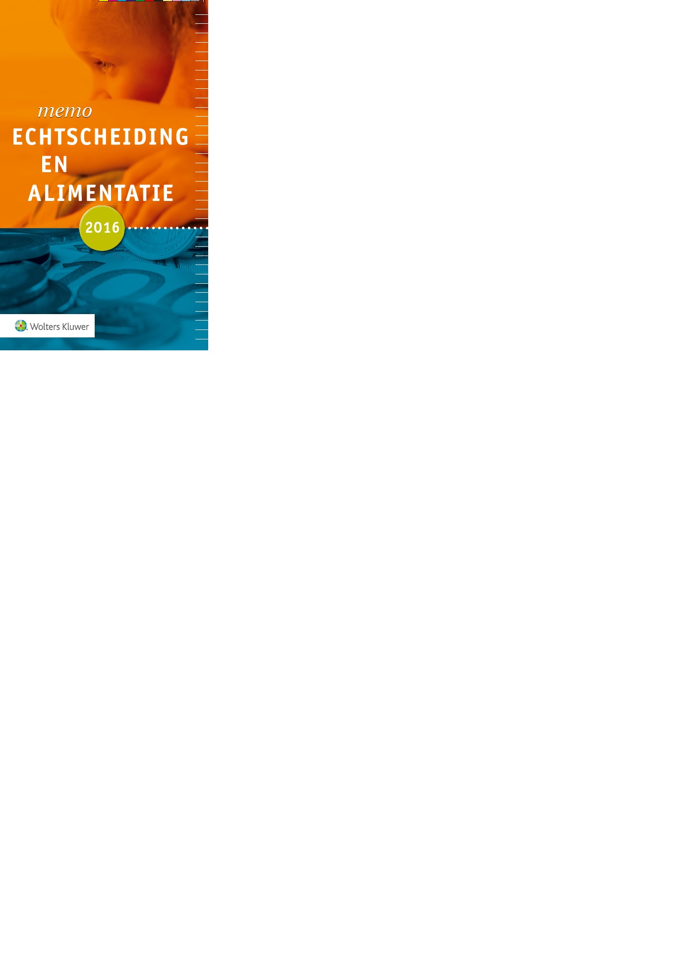 Omslag van Memo echtscheiding en alimentatie 2016