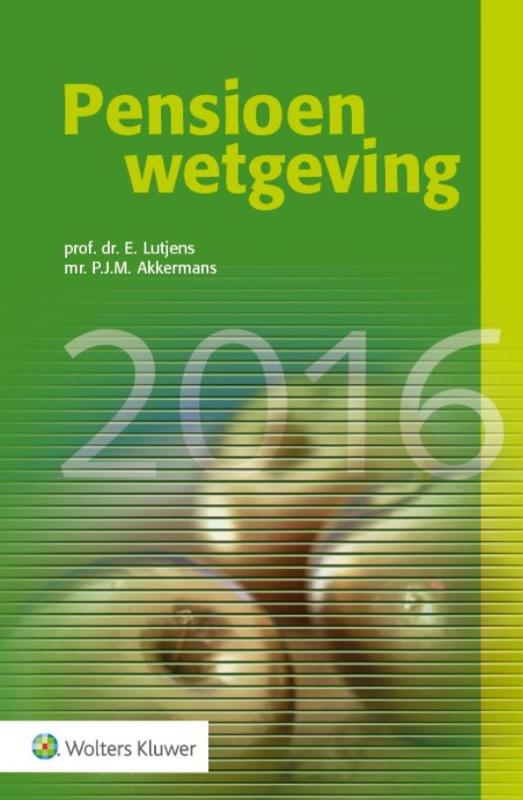 Omslag van Pensioenwetgeving 2016