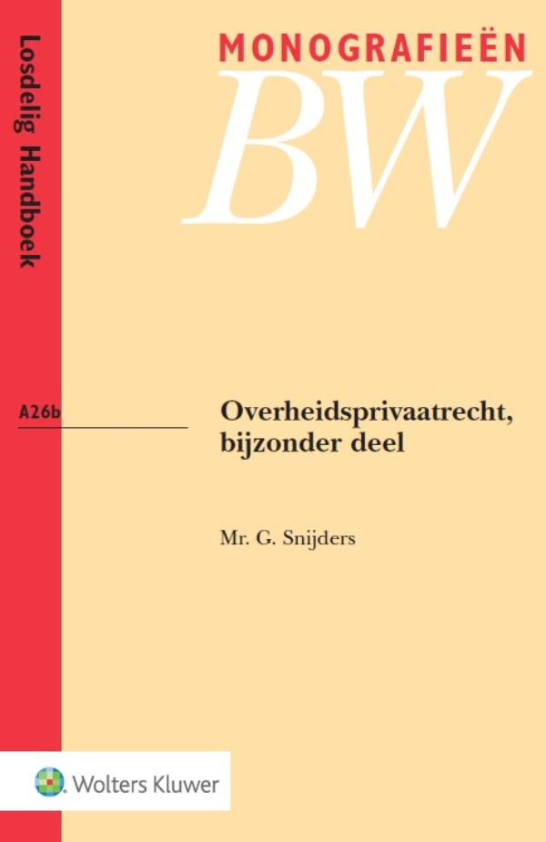 Omslag van Overheidsprivaatrecht, bijzonder deel