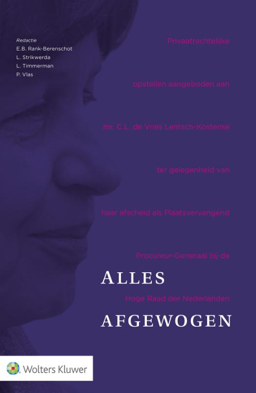 Omslag van Alles afgewogen