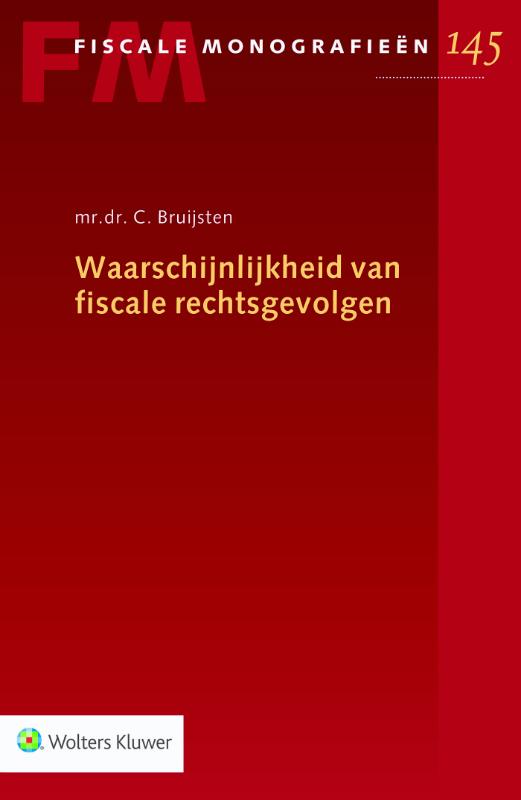 Omslag van Waarschijnlijkheid van fiscale rechtsgevolgen
