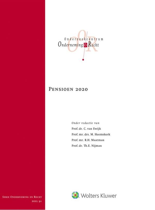 Omslag van Pensioen 2020