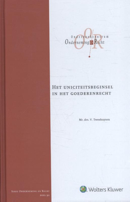 Omslag van Het uniciteitsbeginsel in het goederenrecht