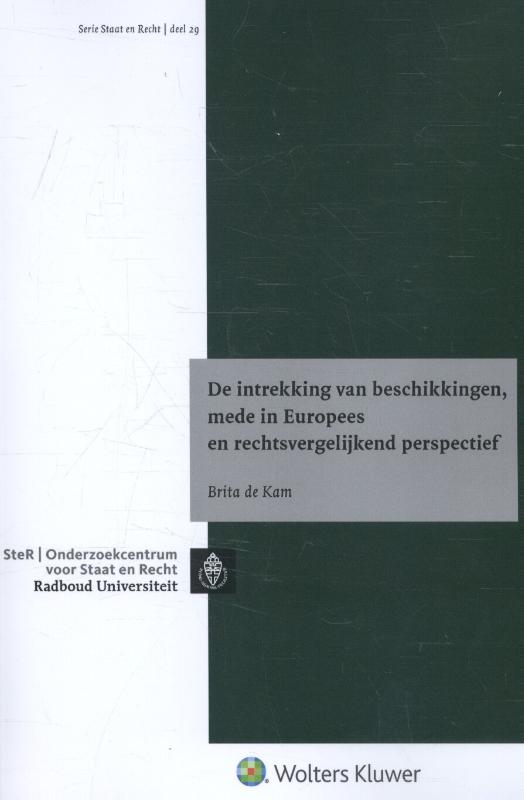 Omslag van Intrekking van beschikkingen, mede in Europees en rechtsvergelijkend perspectief