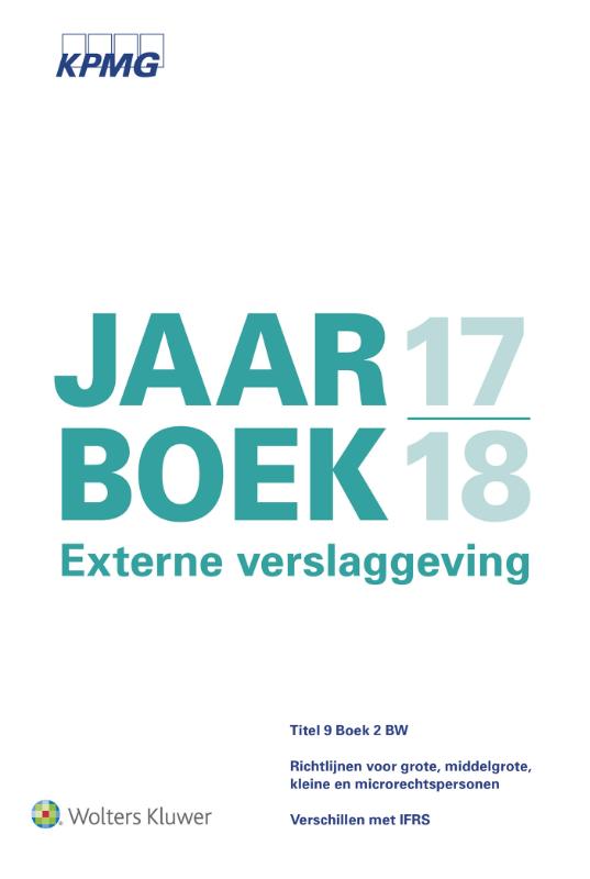 Omslag van KPMG Jaarboek Externe Verslaggeving 2017/2018