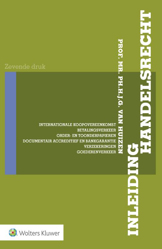 Omslag van Inleiding handelsrecht