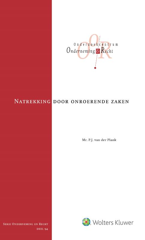 Omslag van Natrekking door onroerende zaken