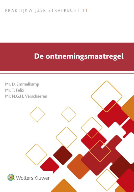 Omslag van De ontnemingsmaatregel