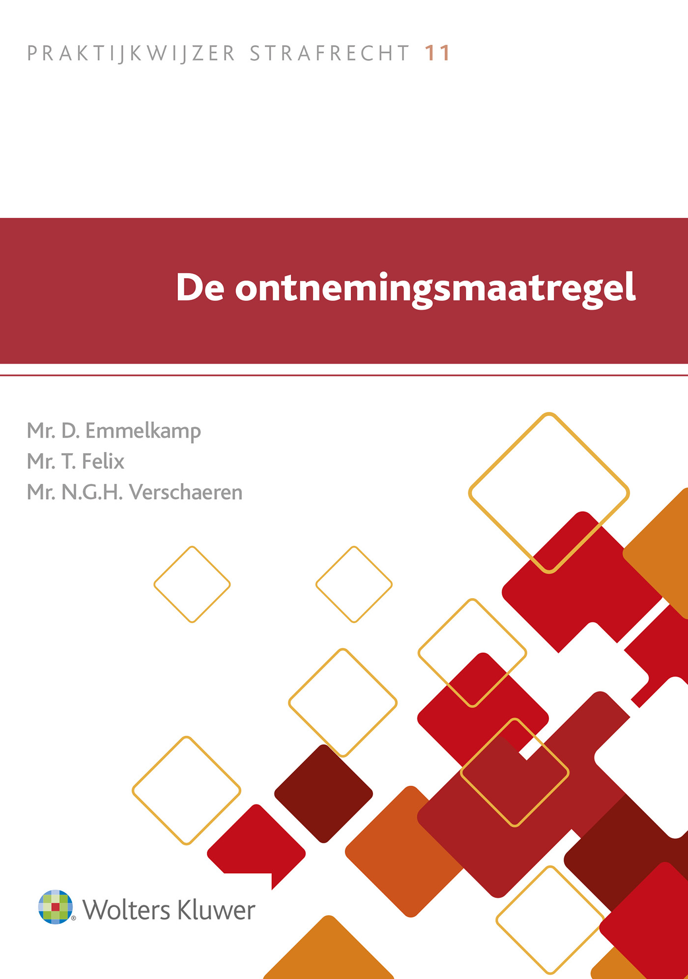 Omslag van De ontnemingsmaatregel