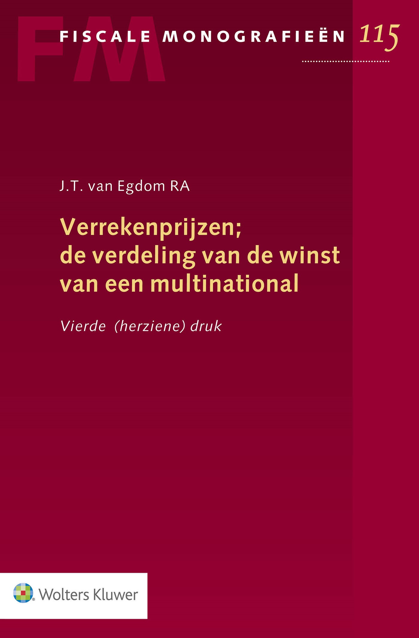 Omslag van Verrekenprijzen
