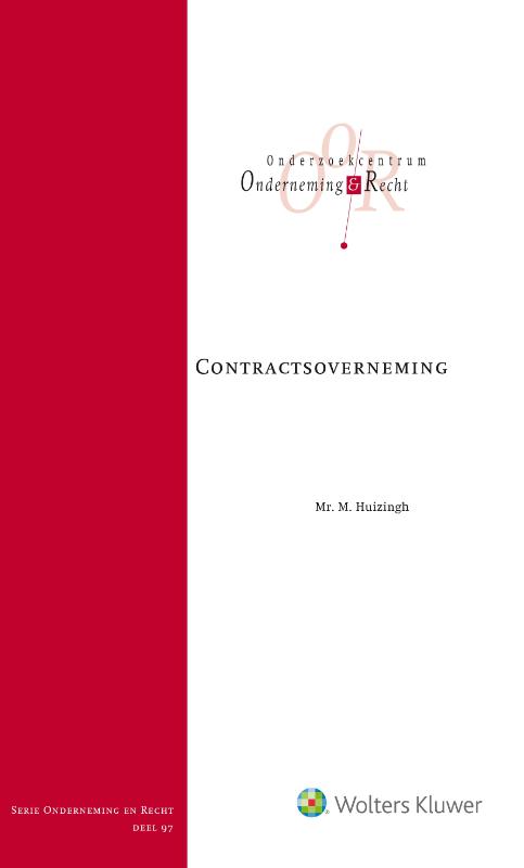 Omslag van Contractsoverneming