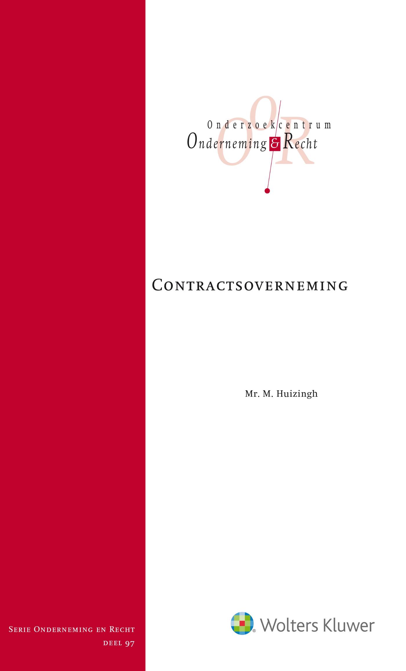 Omslag van Contractsoverneming