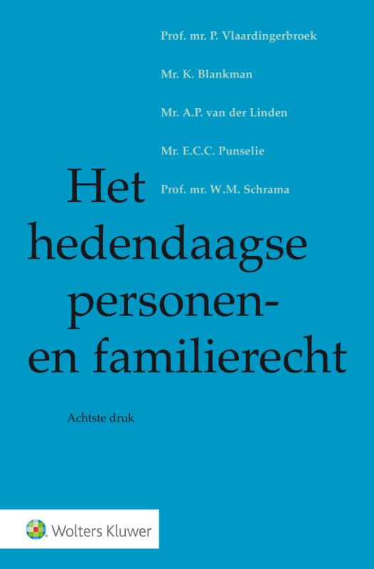 Omslag van Het hedendaagse personen- en familierecht