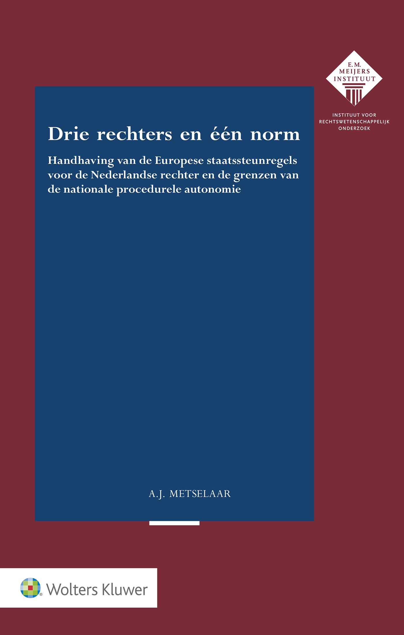Omslag van Drie rechters en één norm
