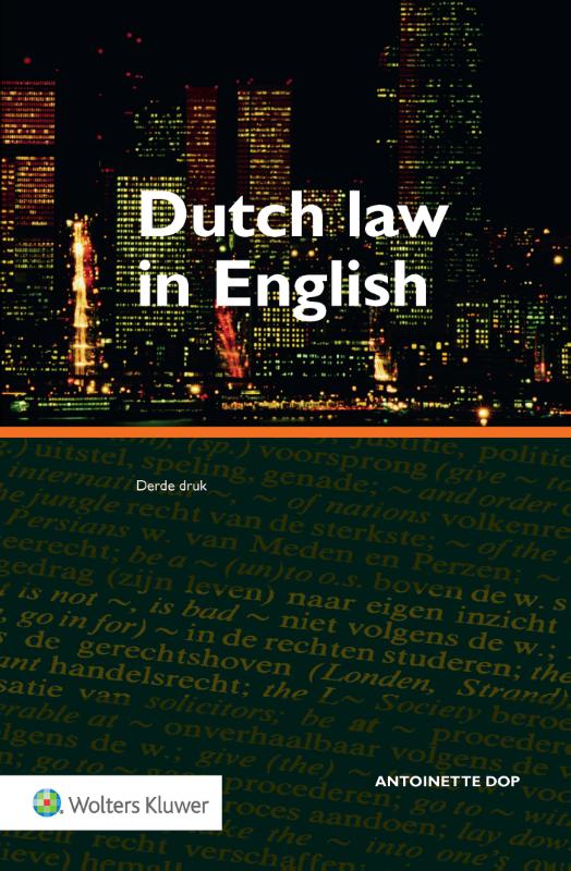 Omslag van Dutch law in English