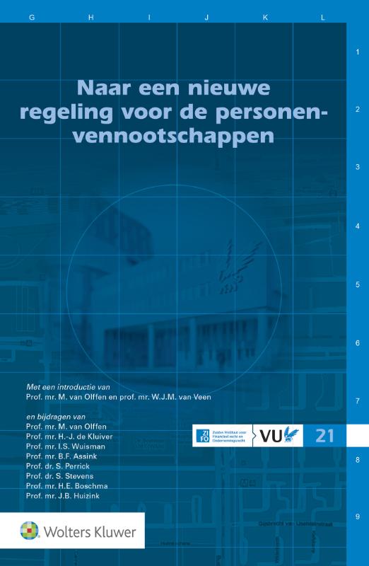 Omslag van Naar een nieuwe regeling voor de personenvennootschappen
